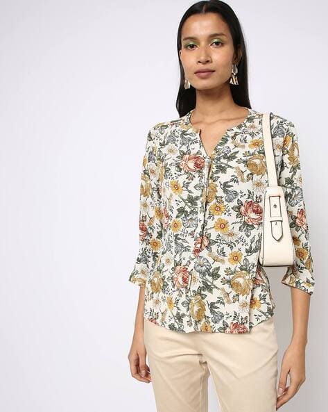 Floral print women's shirts Clearance