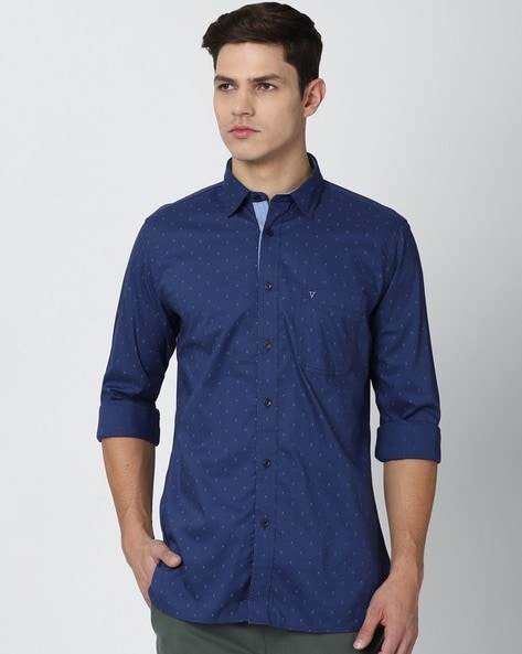 Buy Blue Shirts for Men by VAN HEUSEN Online