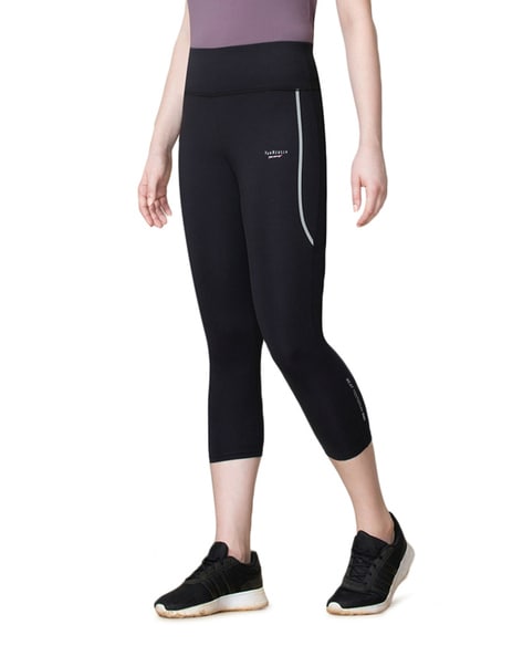 Under Armour Rush 3/4 Legging Black/Black 1327647-001 at International Jock