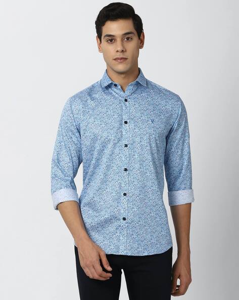 Buy Blue Shirts for Men by VAN HEUSEN Online