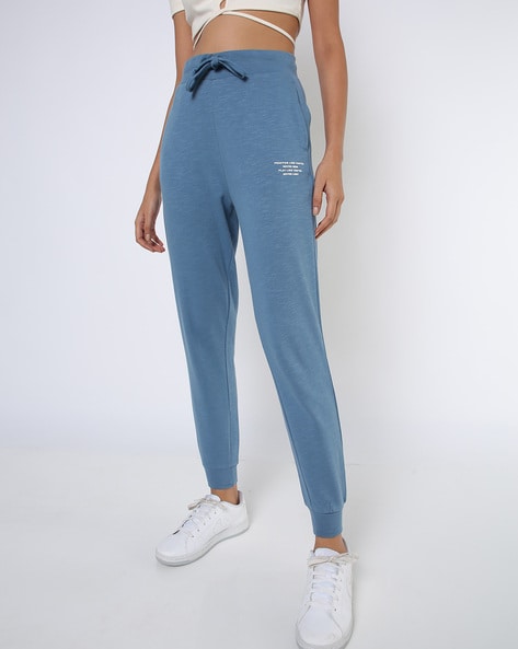 Buy Medium Blue Track Pants for Women by Teamspirit Online