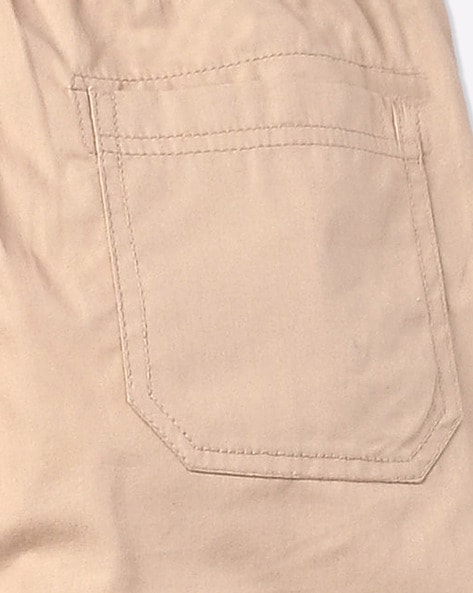 Buy Krystle Mens Cotton Relaxed Fit Zipper Dori Black Slim fit Cargo Jogger  Pants Size 38 at Amazonin