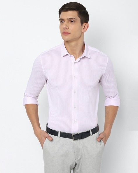 LOUIS PHILIPPE Men Checkered Formal Purple Shirt - Buy LOUIS PHILIPPE Men  Checkered Formal Purple Shirt Online at Best Prices in India