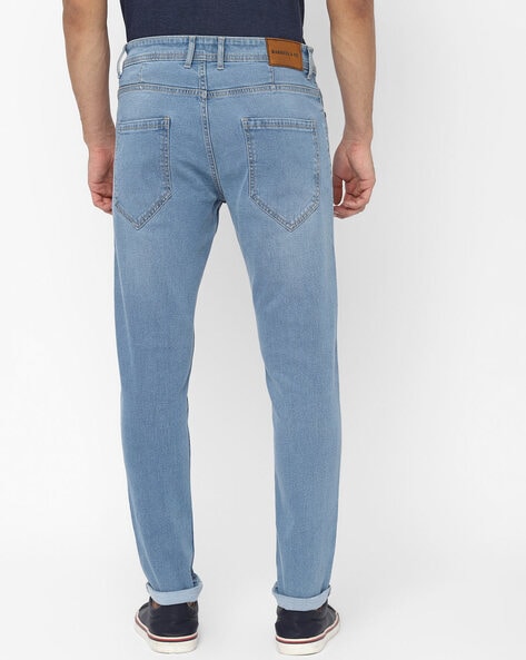 Buy Indigo Jeans for Men by Barrels And Oil Online