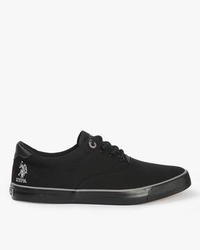black sneakers