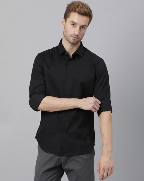 Buy Black Shirts for Men by Rare Rabbit 