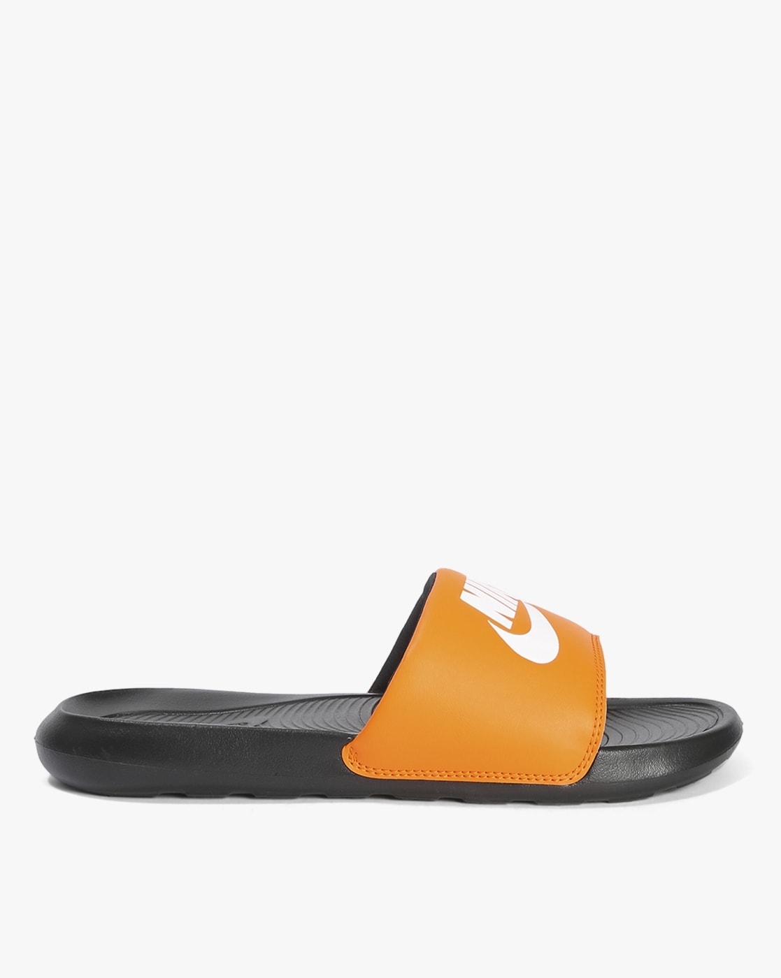 Mens orange 2025 nike slides