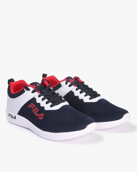 Buy Navy Blue White Sports Shoes for Men by FILA Online Ajio