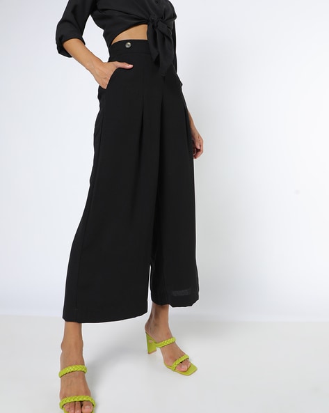 Buy Black Trousers & Pants for Women by PROJECT EVE Online