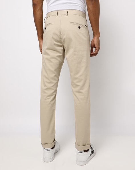 Buy Stone Trousers & Pants for Men by NETPLAY Online | Ajio.com