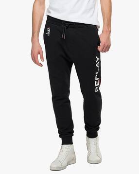 Buy Black Track Pants for Men by REPLAY 
