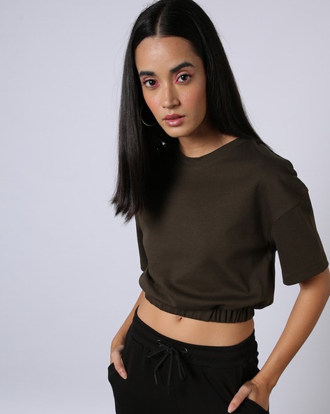 Buy Brown Tops for Women by Outryt Online