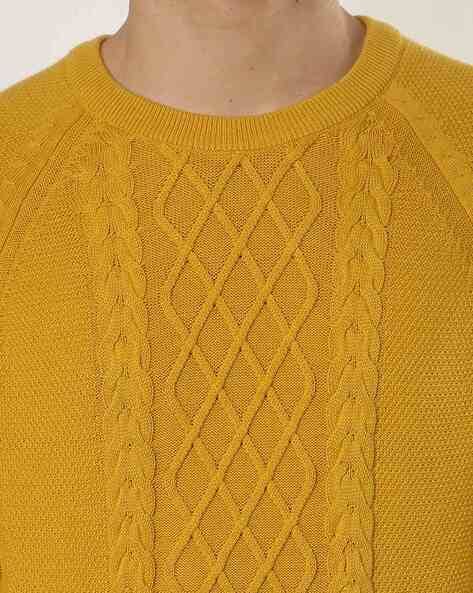 Buy Mustard Yellow Sweaters & Cardigans for Men by ALTHEORY Online