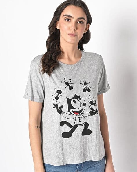 Buy Grey Tshirts for Women by LEVIS 