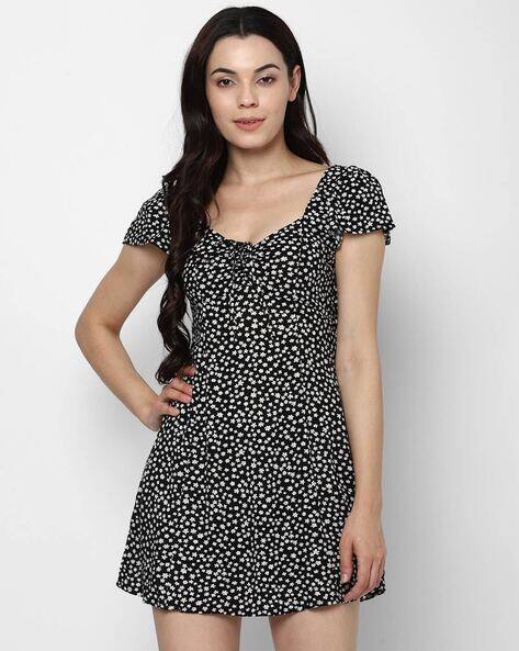 Buy Black Dresses for Women by AMERICAN EAGLE Online | Ajio.com