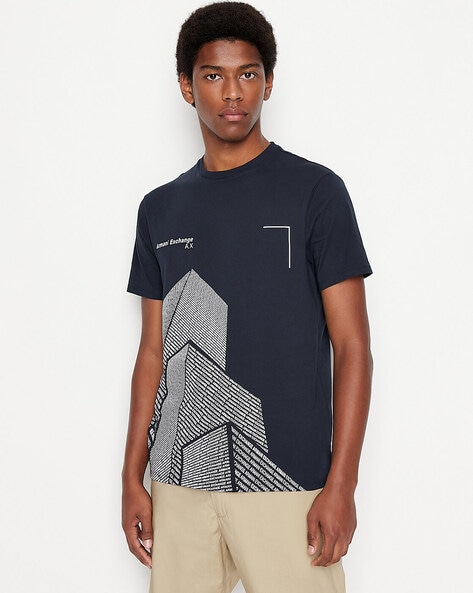 Armani graphic hot sale tees