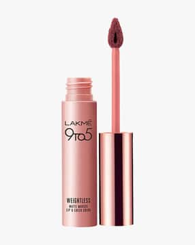 Double Duty Lip & Cheek Mousse Matte Lipstick with Soft Blush - Rose Touch-image-40
