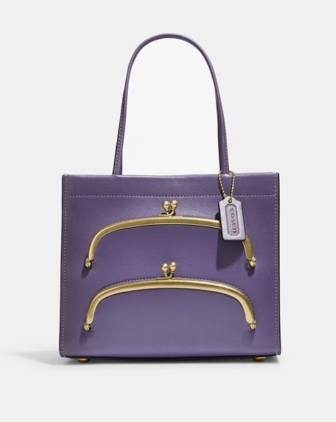 COACH Handbag in Purple | Lyst