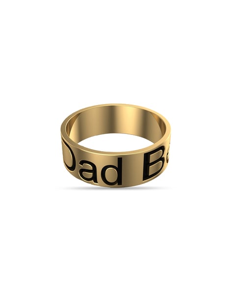 Men's Highly Polished Dad Jewellers Bronze Ring 15g - Romany Gold