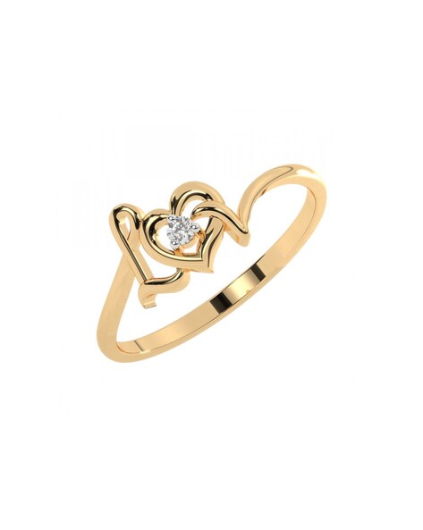 Floral wedding ring | 18K Rose Gold Diamond Ring - PC Chandra