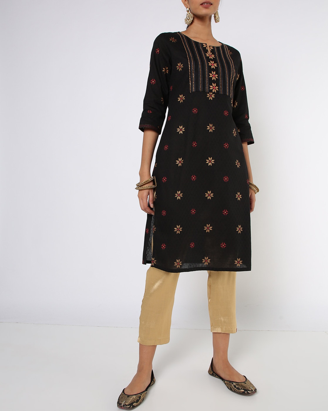Buy Bronze Kurtis & Tunics for Women by Clothing Culture Online | Ajio.com