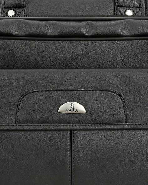KARA Unisex Black Leather 9.7