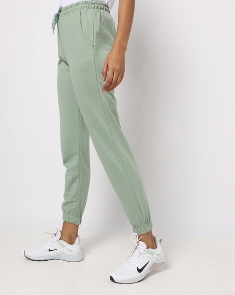 Buy Women High-Rise Joggers with Elasticated Drawstring Waist Online at  Best Prices in India - JioMart.