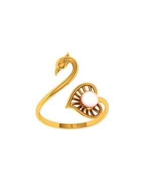 p.c. chandra jewellers Stone-Studded Yellow Gold Ring-picture-39