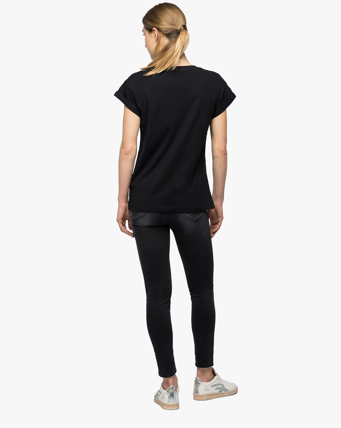 Buy Women Polyester Ultra Light Loose-Fit Gym T-Shirt - Color Block Online  | Decathlon