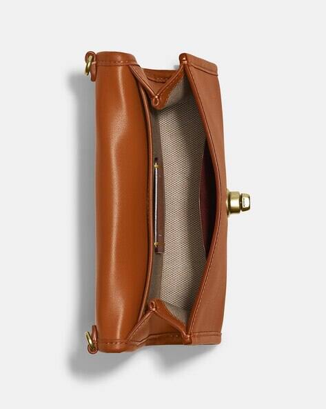 Buy Coach KIP Turnlock Crossbody | B4/Chalk Color Women | AJIO LUXE