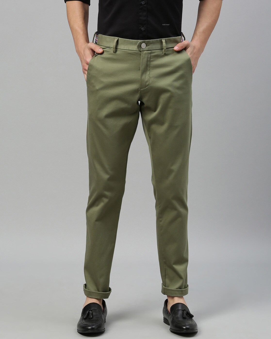 Buy Pink Trousers & Pants for Men by Rare Rabbit Online | Ajio.com