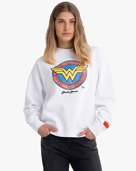Buy White Sweatshirt & Hoodies for Women by REPLAY Online