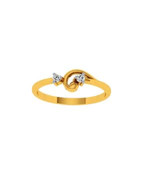 Gold-Plated Stone-Studded Ring-image-2