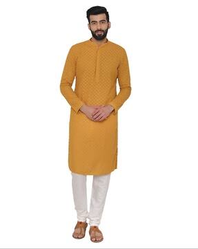 Buy Purple 2-Piece Ethnic Suit for Men 