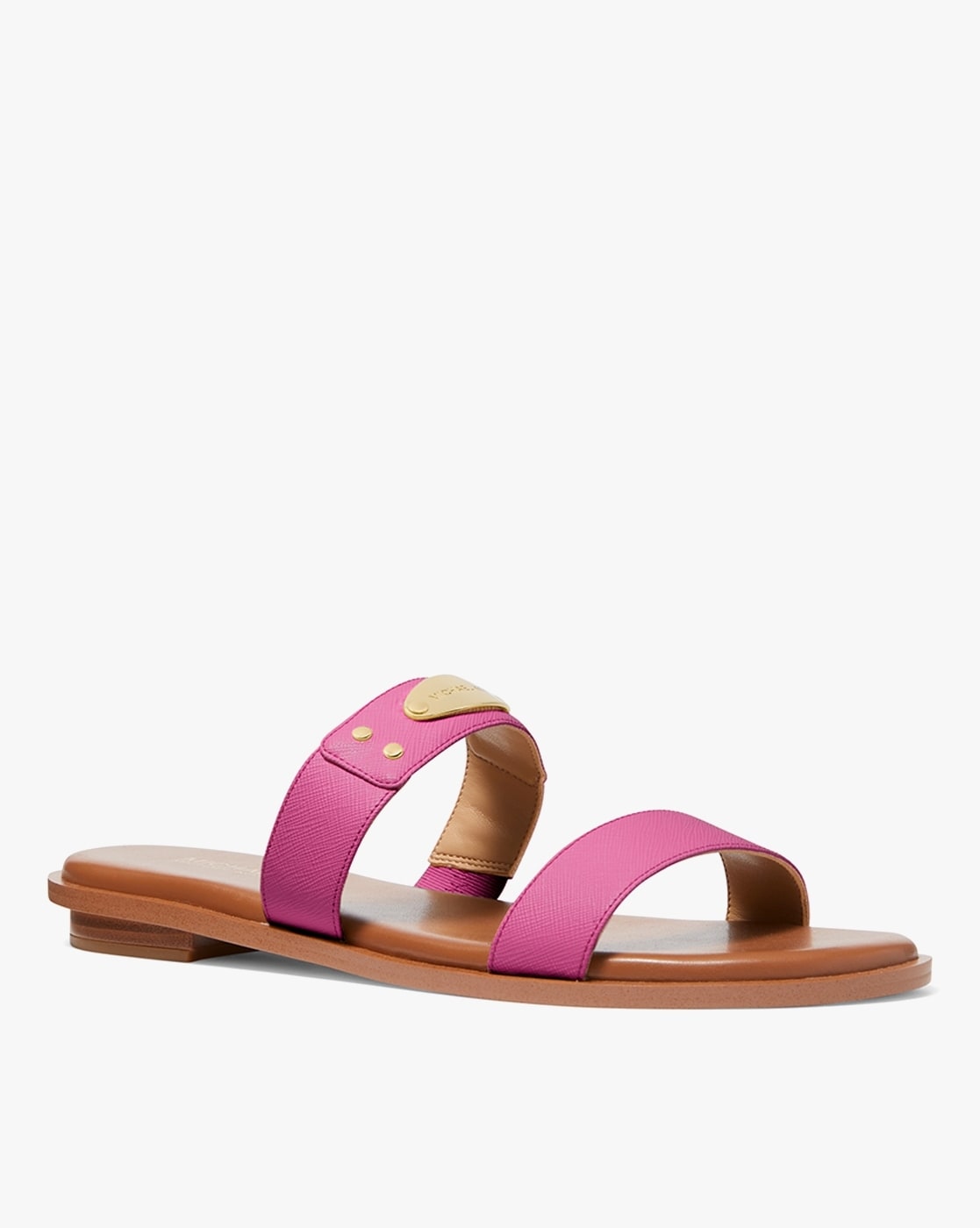 Michael kors women's slide sandals hot sale