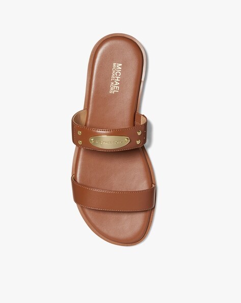 Girls michael kors slides hot sale