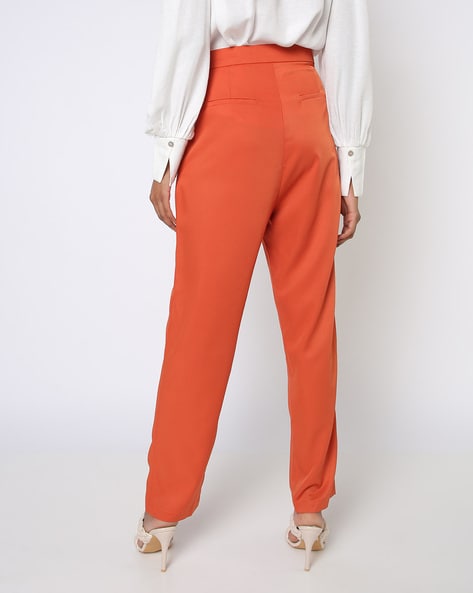 Plus Woven Cigarette Dress Pants | boohoo