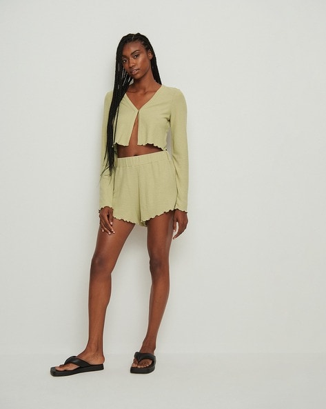 Buy Olive Shorts for Women by Na kd Online Ajio