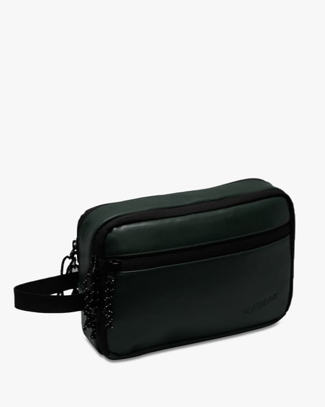 LEATHER TOP ZIPPER POUCH - Go Forth Goods ®