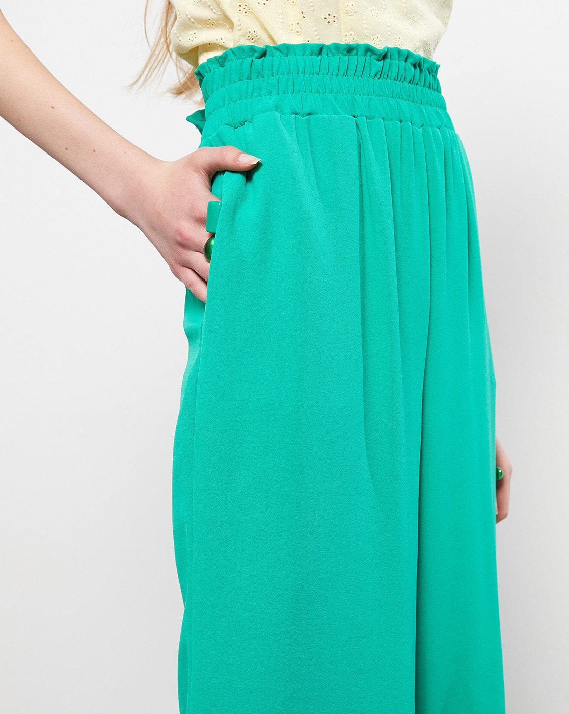 Palazzo Pants with Elasticated Waistband