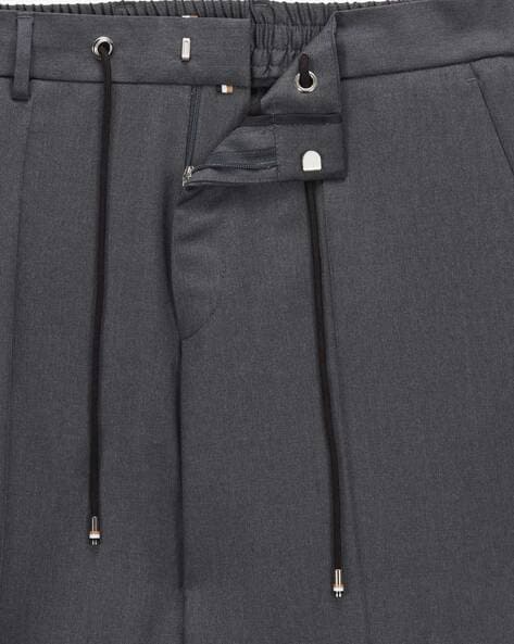HUGO  Drawstring trousers in performancestretch fabric