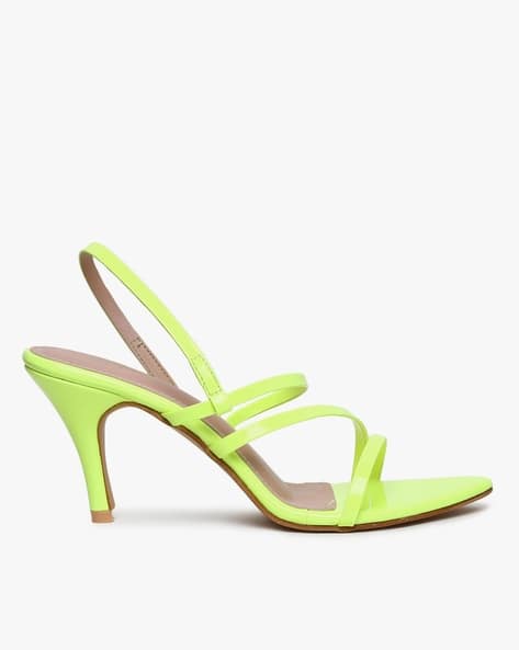 Strappy Open-Toe Stilettos