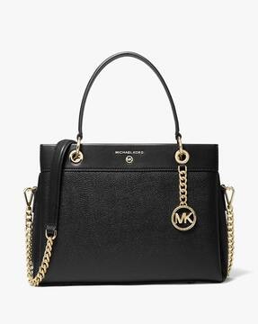 Michael Kors Susan Pebbled Leather Satchel