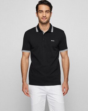 mens hugo boss t shirt with collar