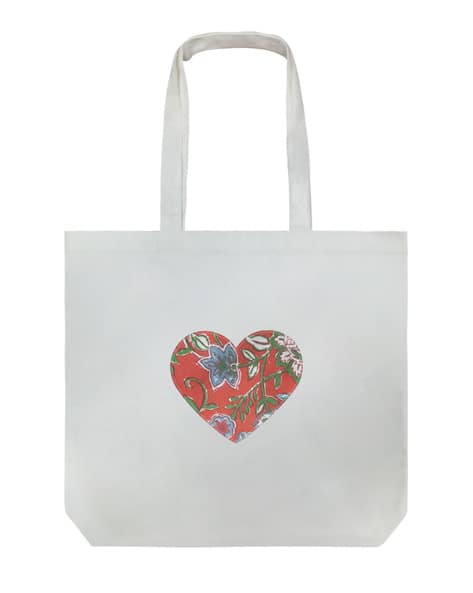 Floral Print Tote Bag