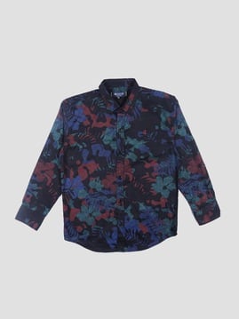 gini & jony Printed Shirt with Spread Collar-picture-14