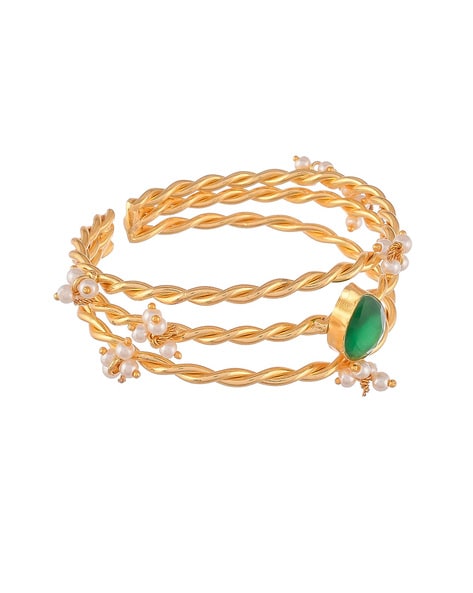 18K Gold Rolling Bracelet | Jennifer Miller Jewelry