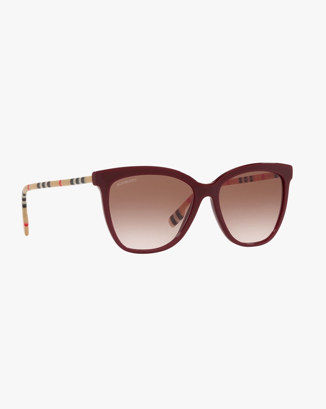 Buy BURBERRY 0BE4308 Full-Rim Gradient Square Sunglasses | Maroon Color  Women | AJIO LUXE