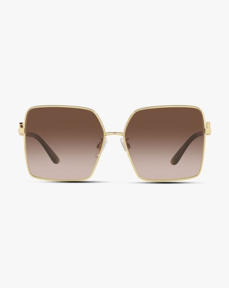 Celine square outlet gradient metal sunglasses