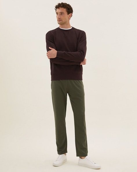 Buy Green Track Pants for Men by Marks & Spencer Online